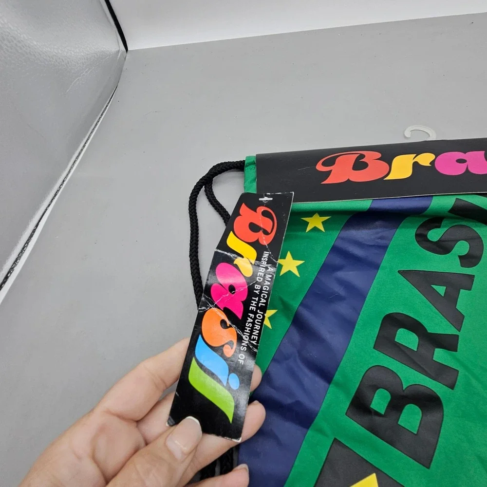 Brasil Drawstring Backpack Green A Magical Journey Cinch Bag Macy's PLZZ5666